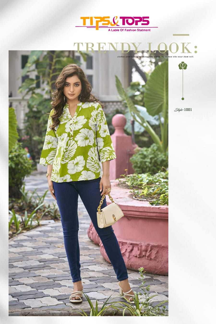 Baby Vol 6 By Tips And Tops Rayon Printed Western Ladies Tops Suppliers In India